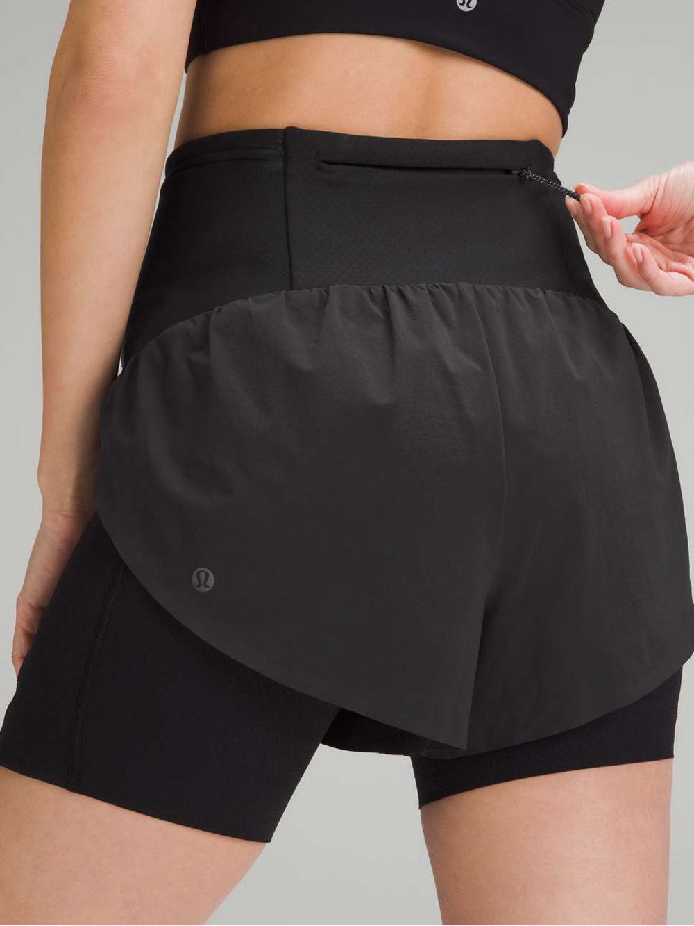 Lululemon SenseKnit Composite High-Rise Running Short